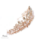 Pivoine Bridal Tiara Milano Sterling Silver and Crystal Princess Crown 17