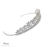 Pivoine Bridal Tiara Milano Sterling Silver and Crystal Princess Crown 23