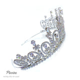 Pivoine Bridal Tiara Milano Sterling Silver and Crystal Princess Crown 7